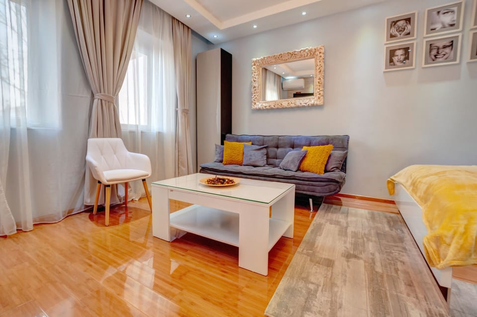 Comfort Twin Room, 1 Double Bed with Sofa bed, Garden View | Living area | Flat-screen TV