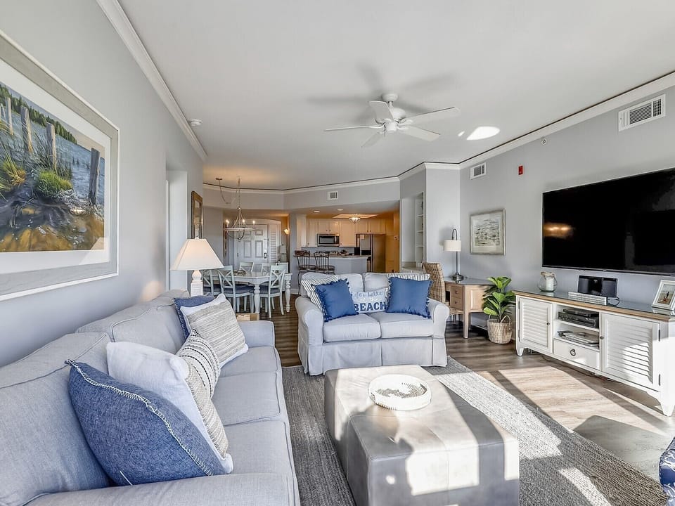 Living Room, Dining Area and Kitchen at 6207 Hampton Place