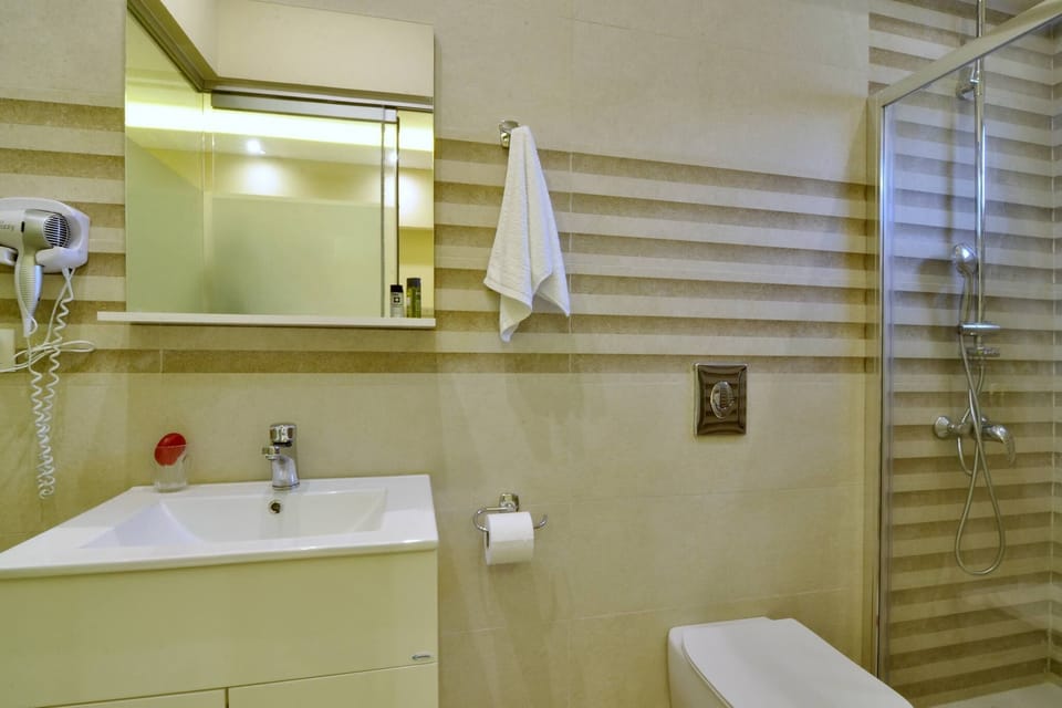 Katoi Apartment  1 in Agios  Georgios  Pagoi ensuite shower