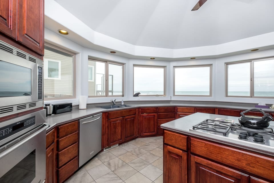 fully stocked with a variety of small appliances