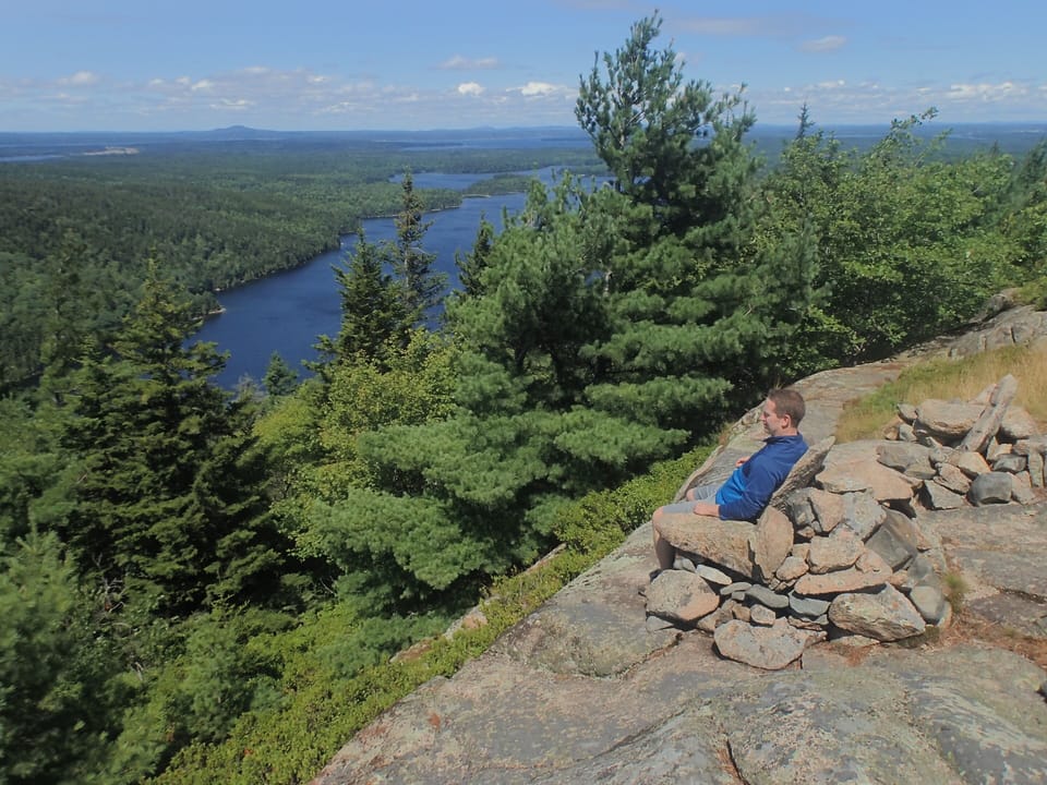 Long Pond from Beach Mtn.