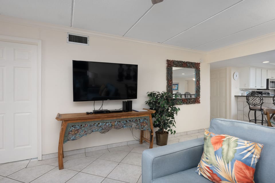Large Flat Screen TV featured in Living Area
