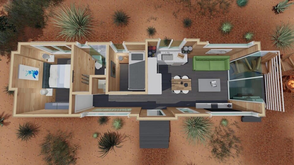 "Lovely, surprisingly spacious tiny home."