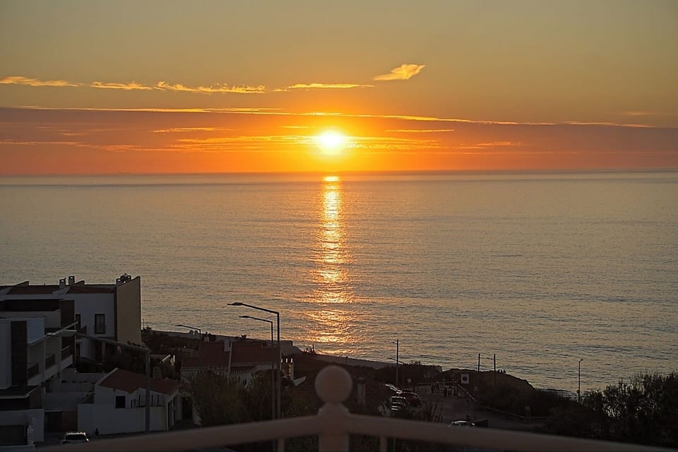 O por do sol ao final da tarde