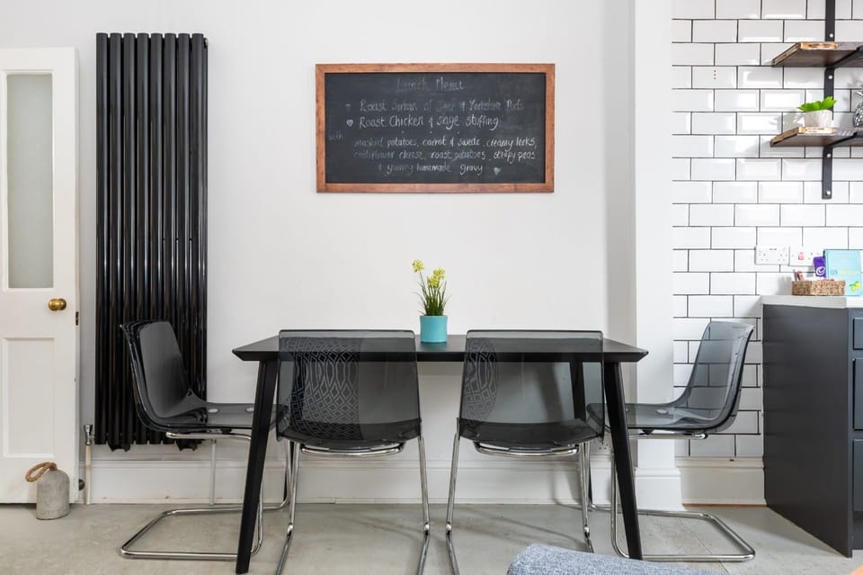 Open plan dining living area