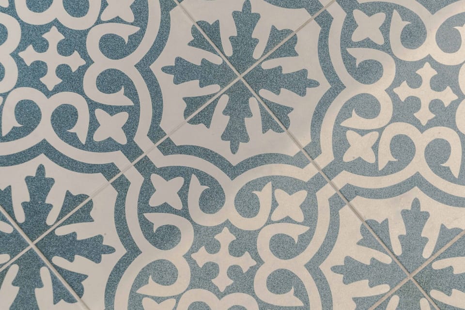 Underfloor heating in the bathroom. 