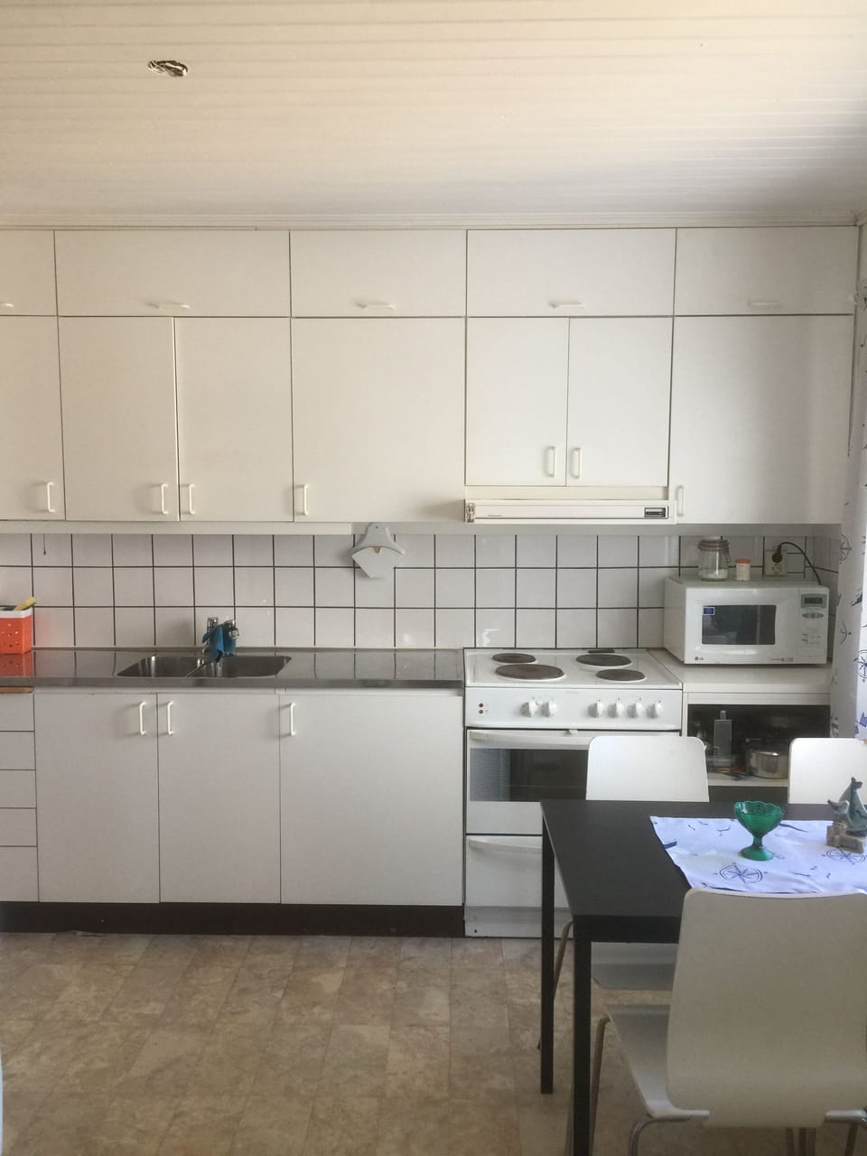 Shared fridge, microwave