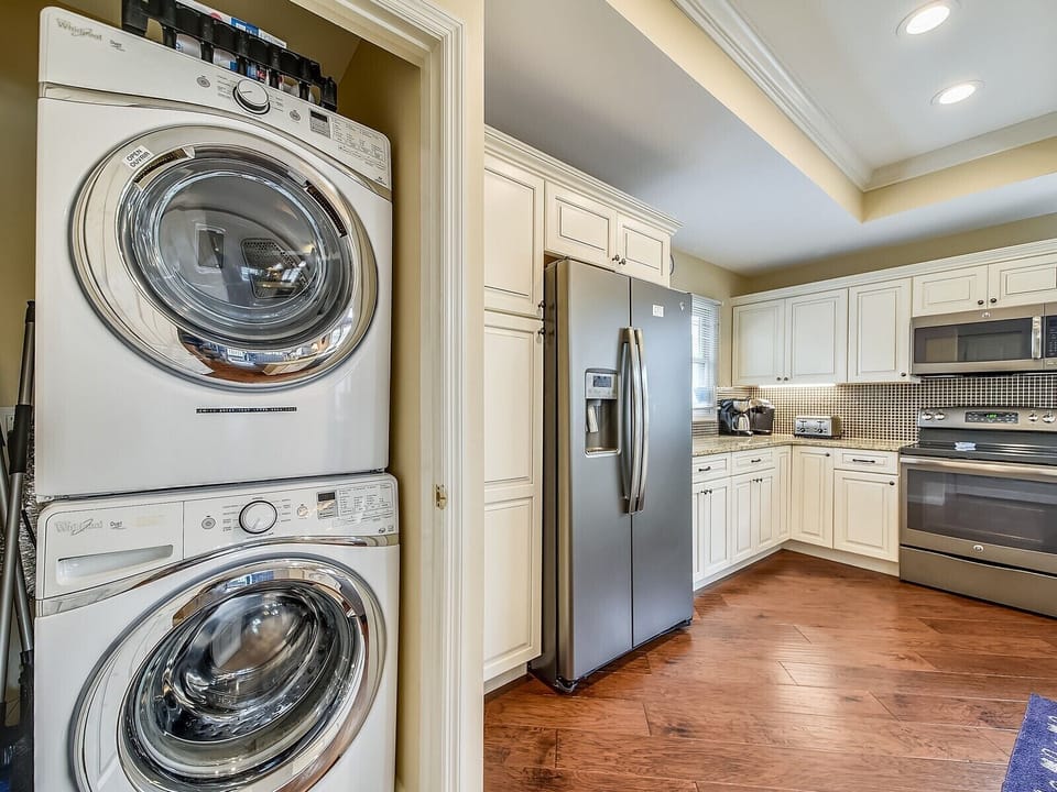 Washer and Dryer at 6 Beachside