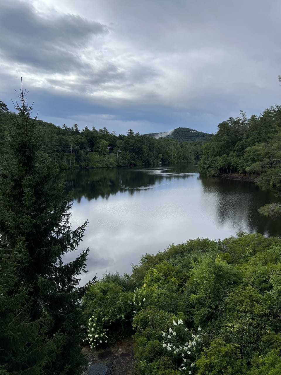 View from main level porch