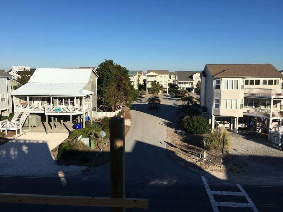 VIEW FROM SECOND FLOOR STREET SIDE