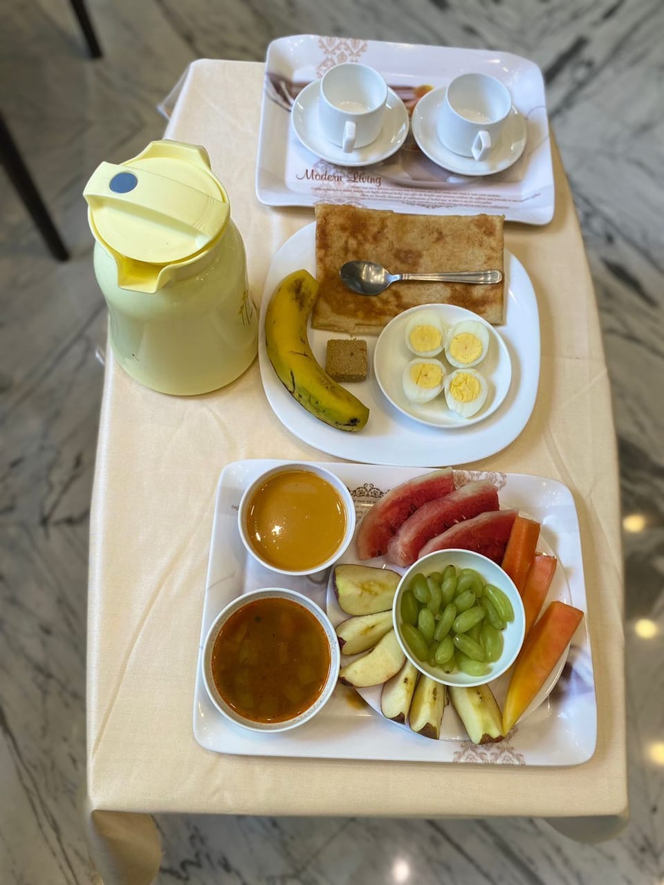Daily cooked-to-order breakfast for a fee