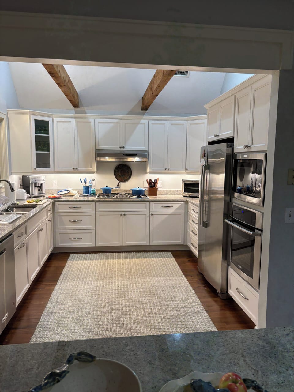 kitchen. fully stocked with quality.  2 ovens.