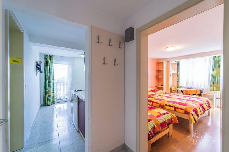 Apartment | Desk, iron/ironing board, free cribs/infant beds, free WiFi