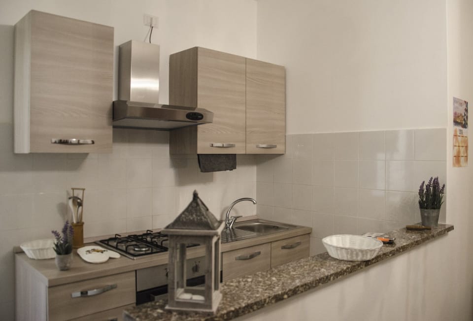 Apartment, 2 Bedrooms | Private kitchen | Fridge, microwave, oven, stovetop