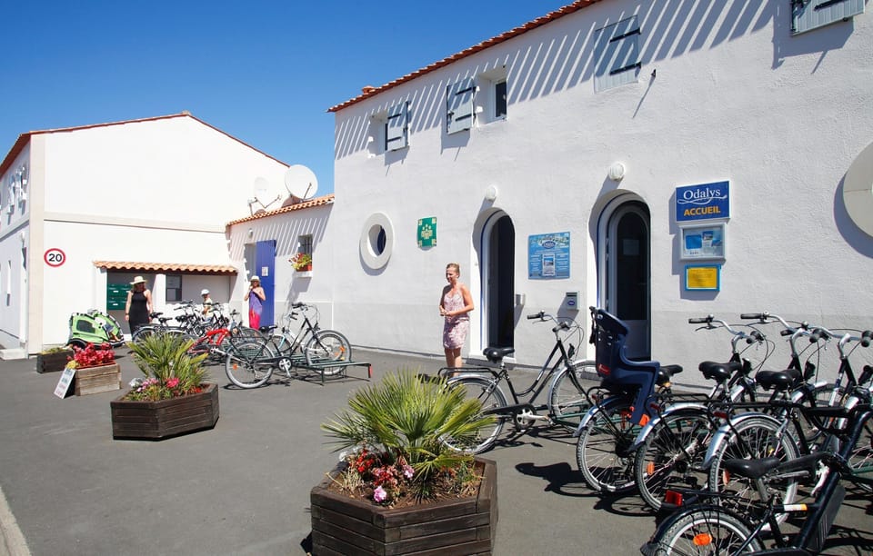 Rent a bike directly from the residence in the summer.