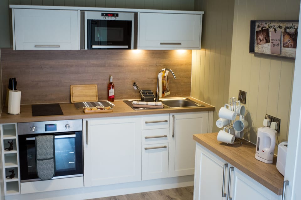 view of kitchen area