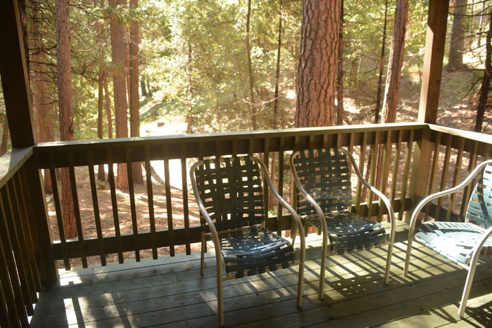 Deck outside the media room