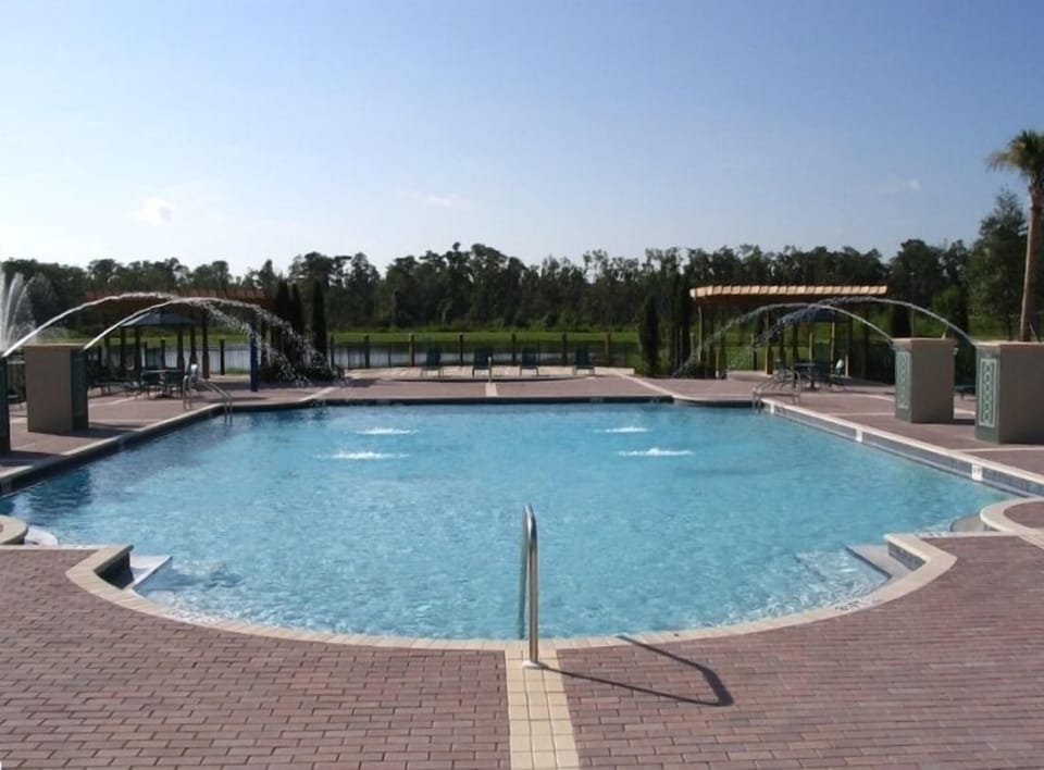 Heated Pool & Spa area