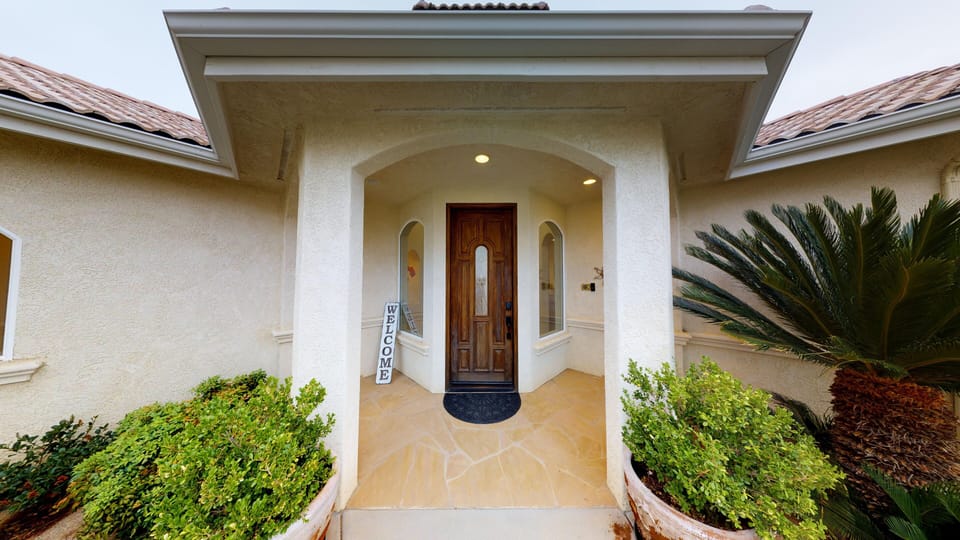 Front Door with electronic key Pad