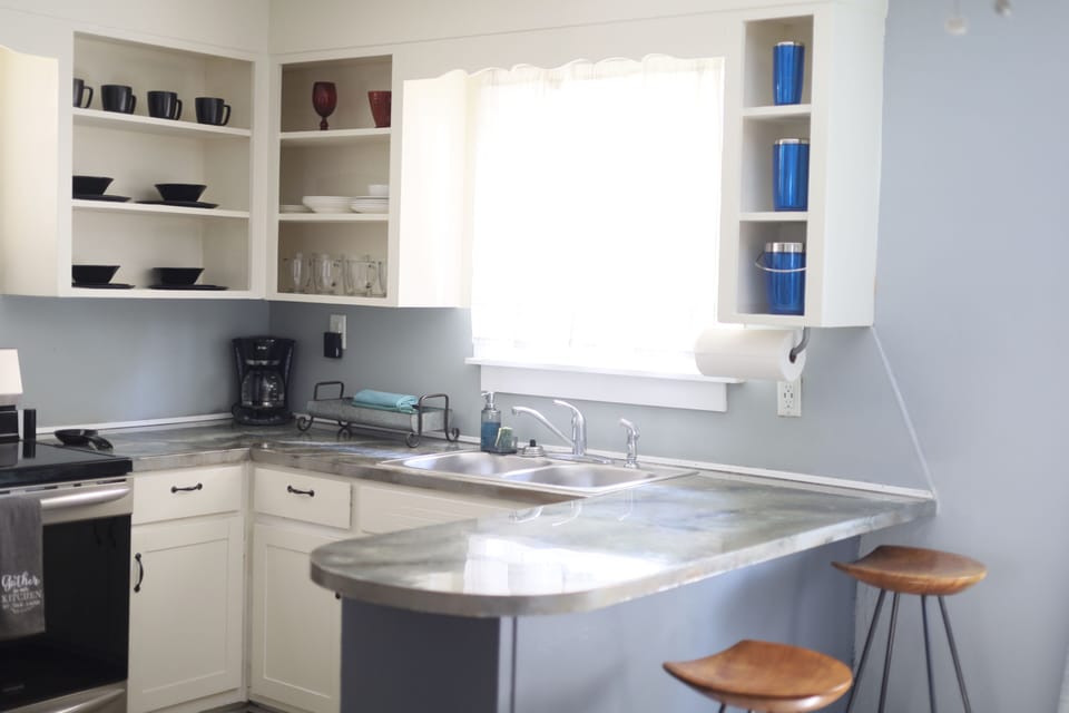Fully stocked kitchen