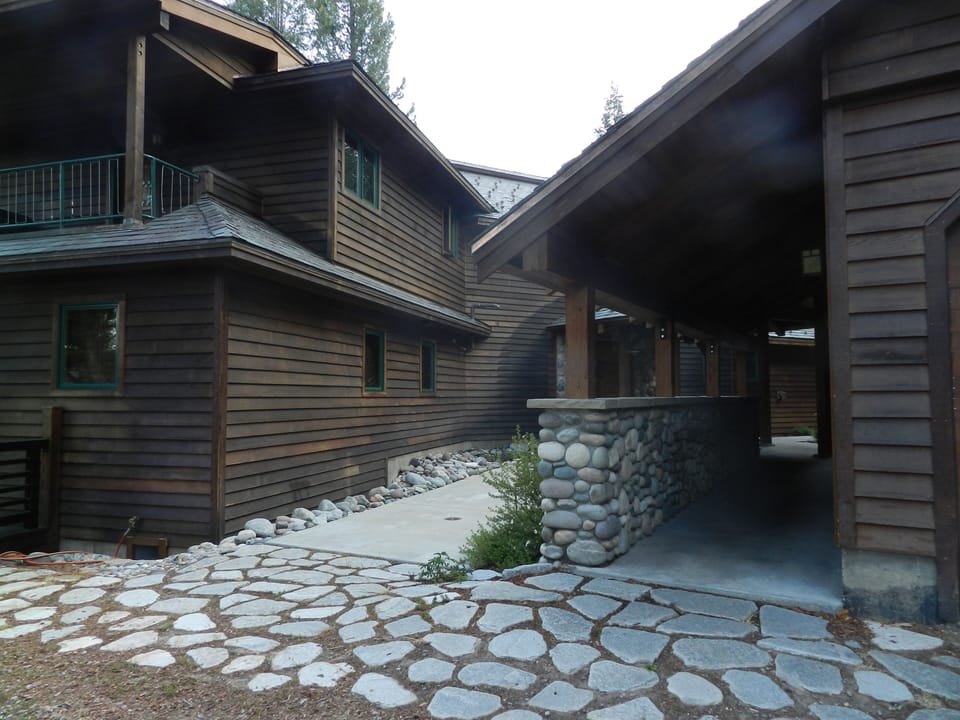 Walkway to the front door
