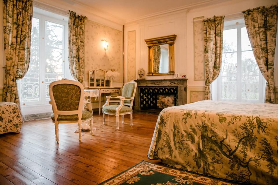 Individually decorated, individually furnished, desk, blackout drapes
