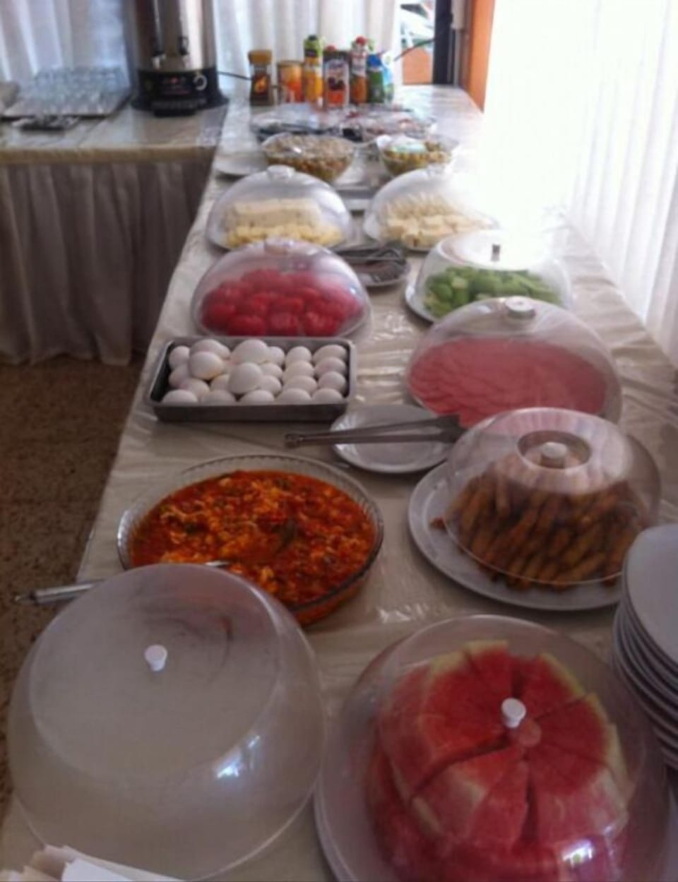 Daily buffet breakfast (TRY 500 per person)