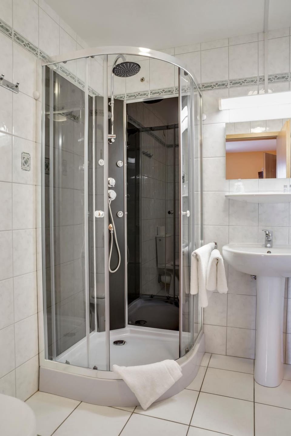 Free toiletries, hair dryer, towels