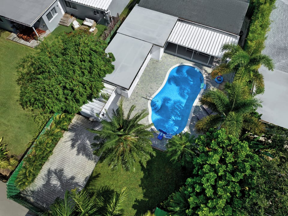 aereal view of the house