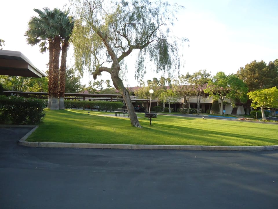 One of many barbecues and picnic areas. 