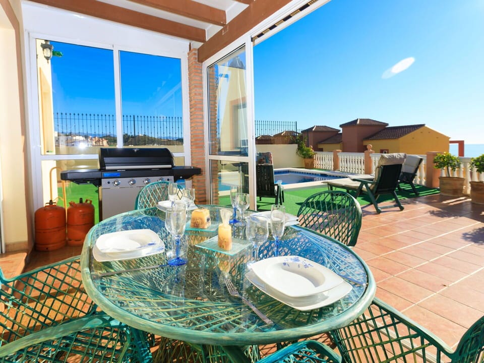 Blue, Yellow, Balcony, Wood Stain, Hotel, Houseplant