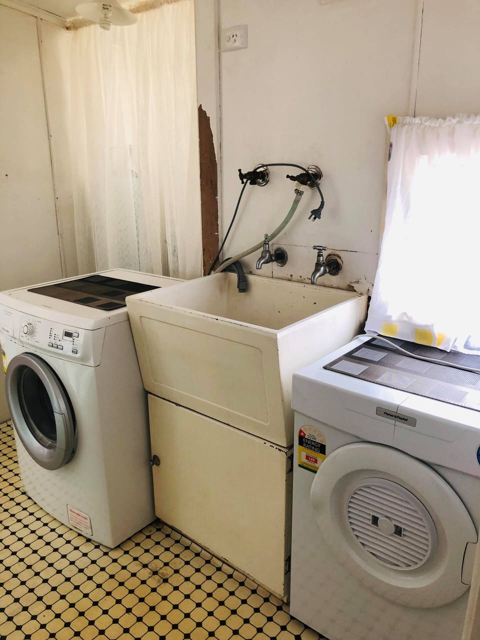 Laundry area