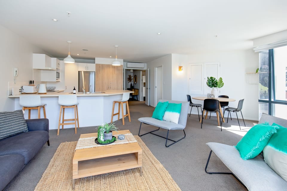 Kitchen and Large Living