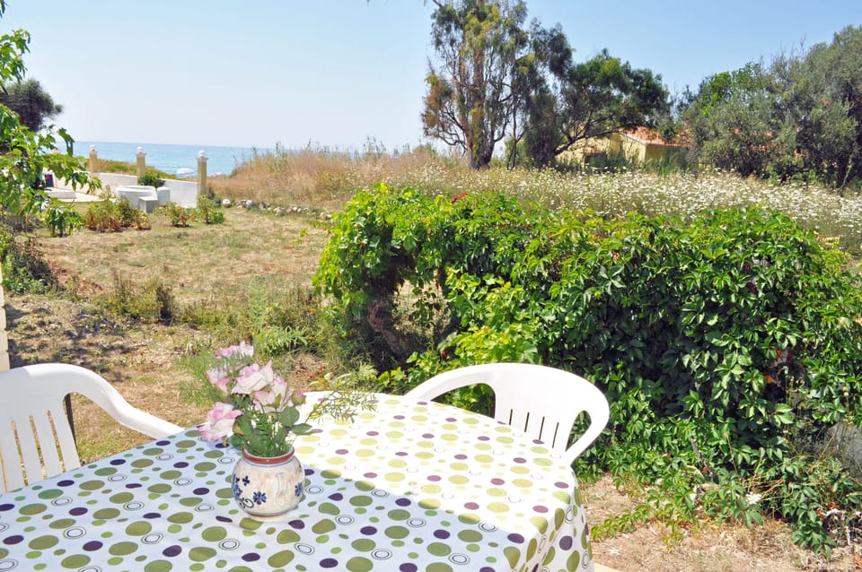 The beach house is about 30 meters from the beautiful sandy beach.