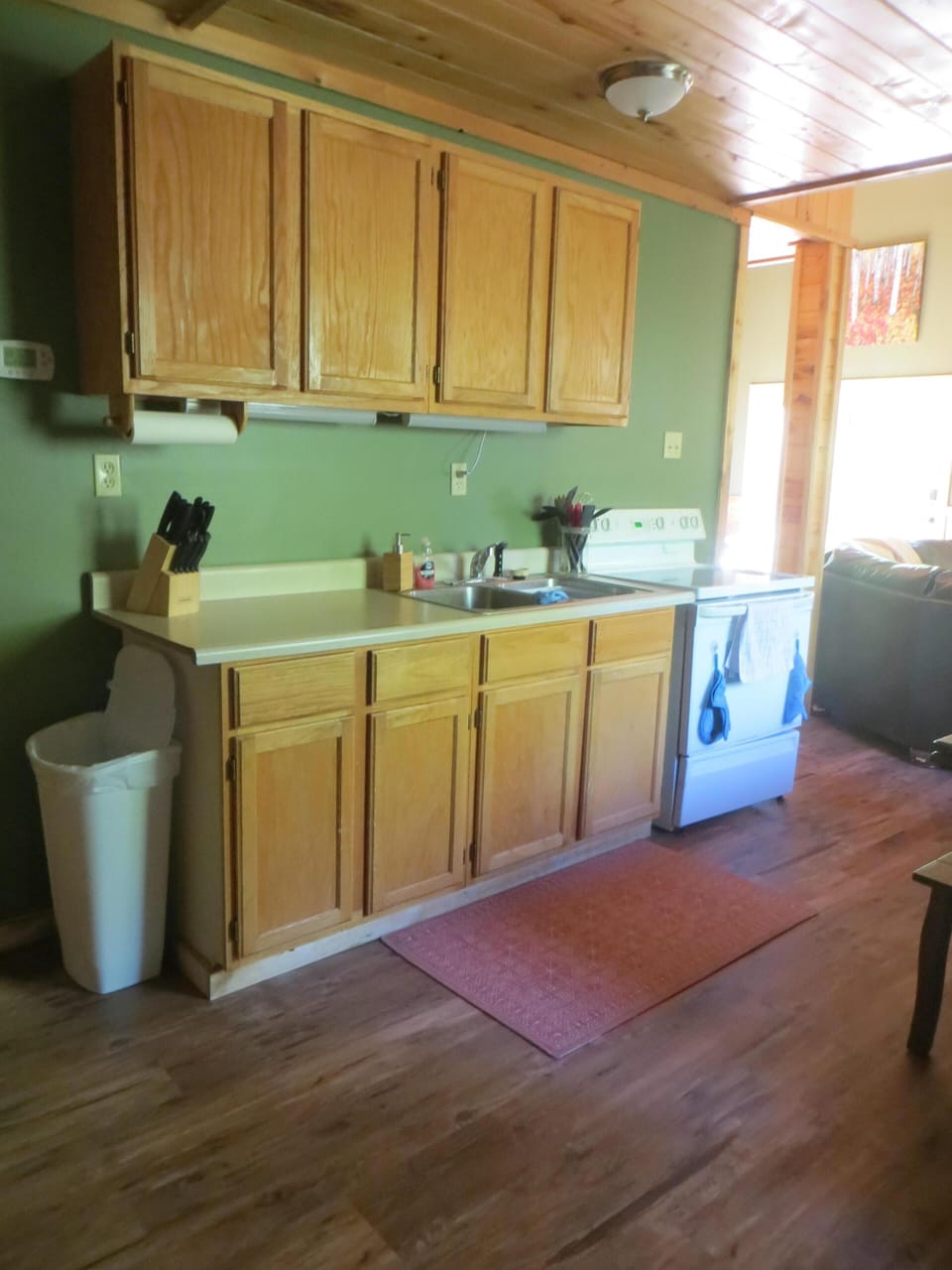 Fully stocked kitchen
