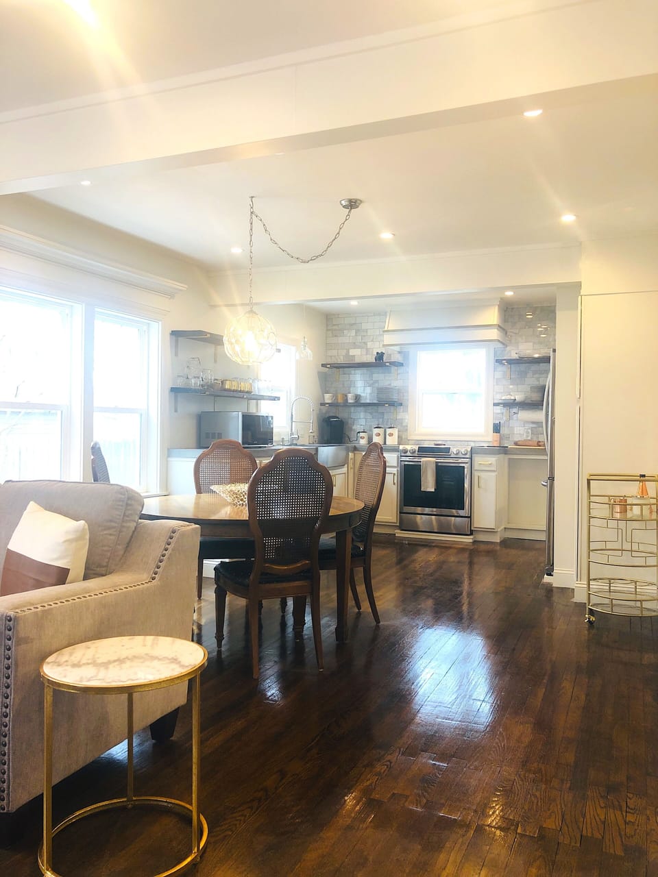 Open floor plan for everyone to be in on the fun!