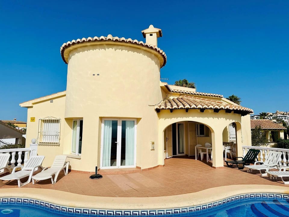 Terrace and pool