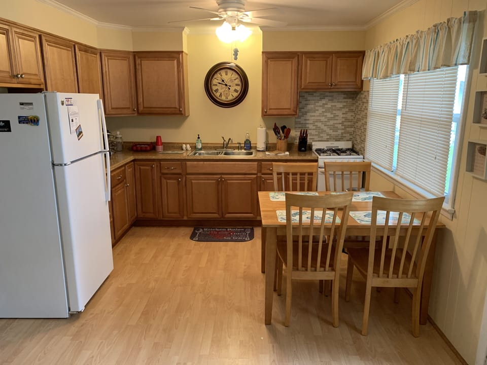 fully appointed kitchen