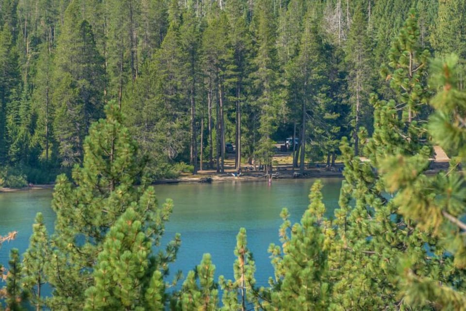 Views of Donner Lake from the front deck