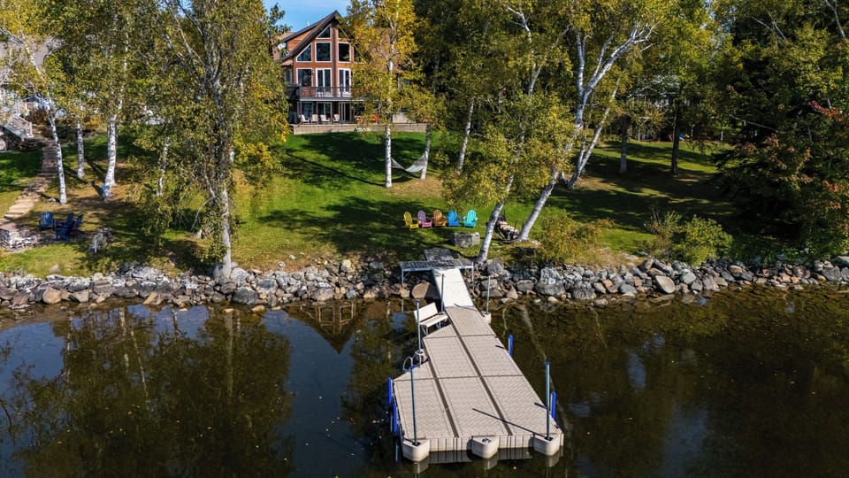 Waterfront with dock