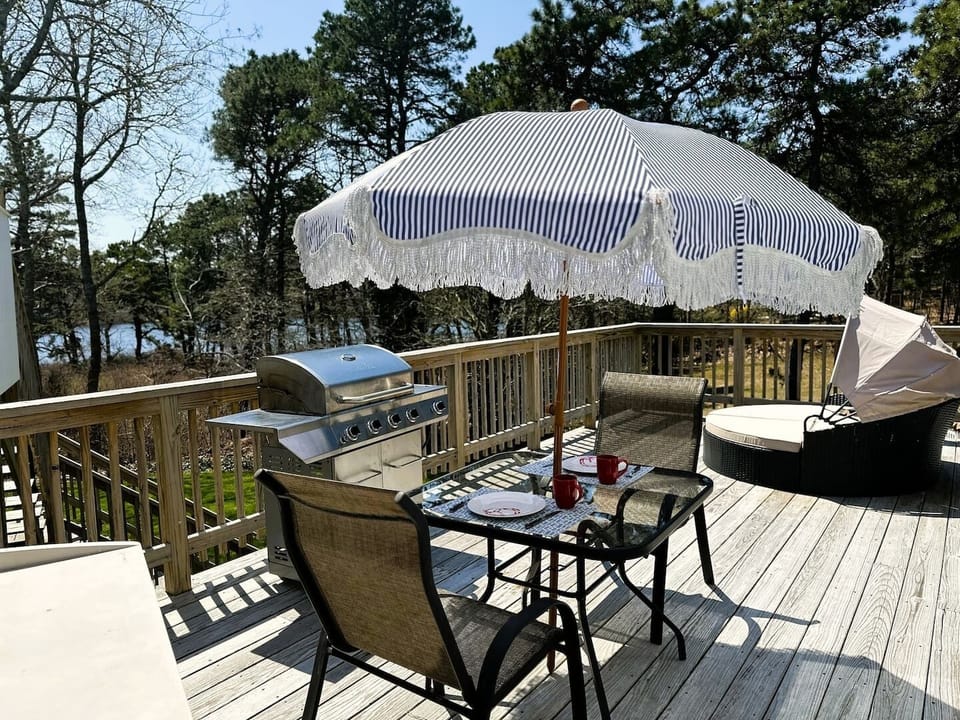 Deck bed and indoor outdoor living space