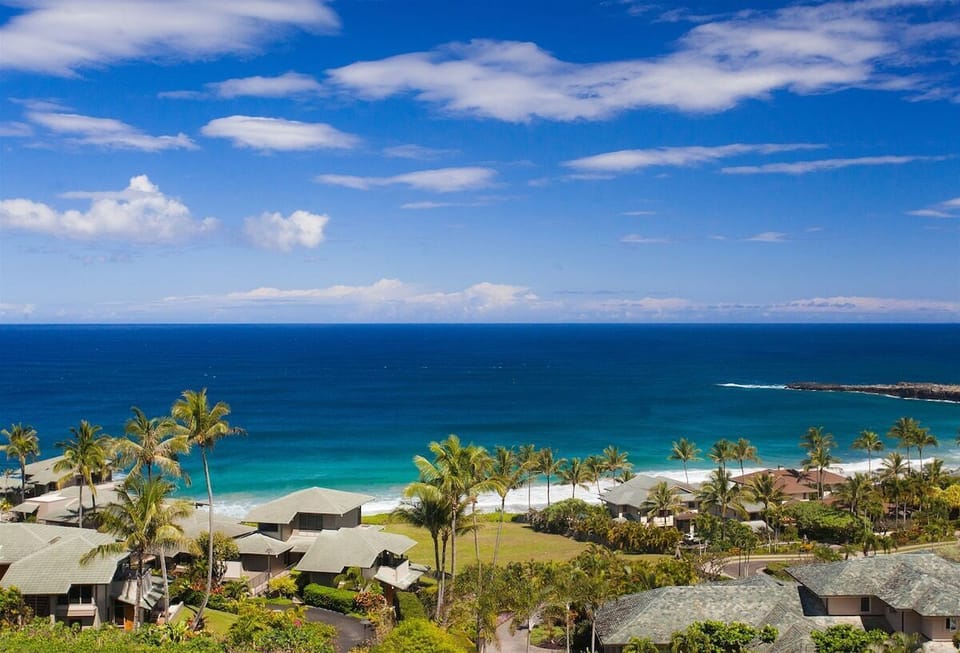 So close to ocean you can almost touch the water, can hear waves from below