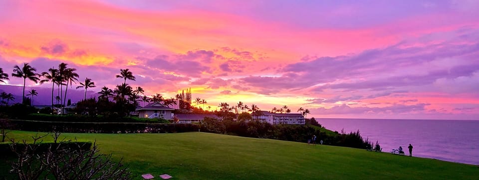 Sunset taking from unit 8204 lanai