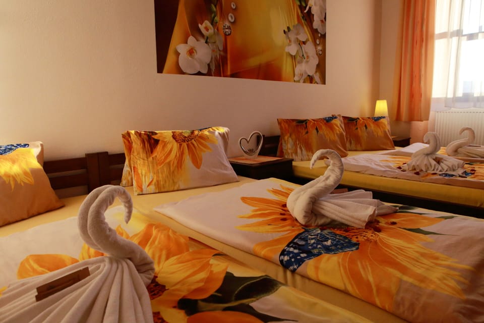 Desk, blackout drapes, free WiFi, bed sheets