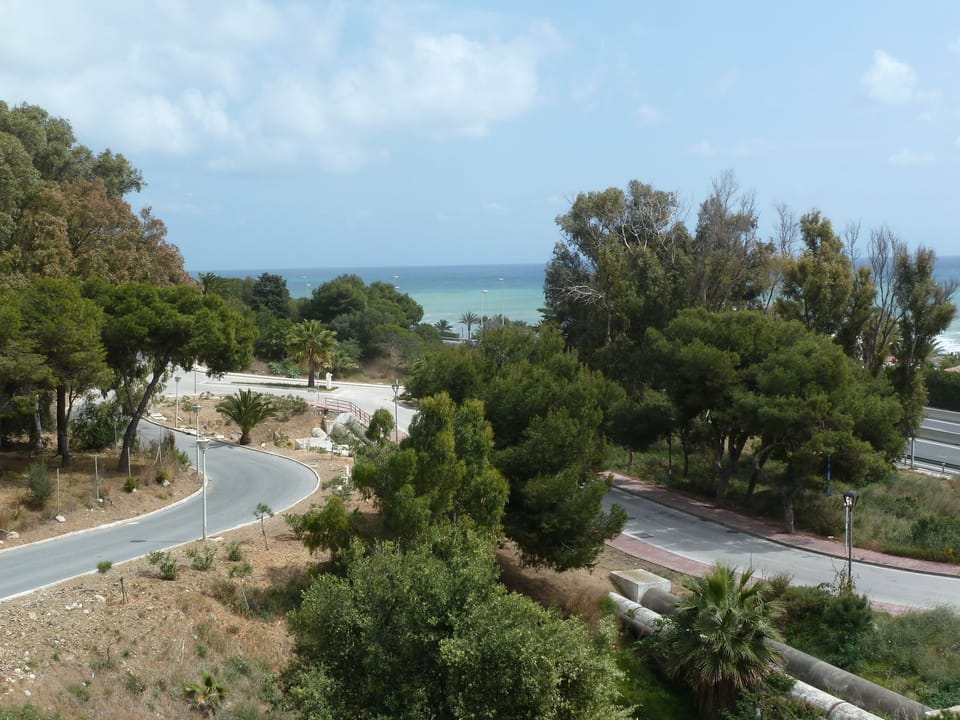 view from twin bedroom window