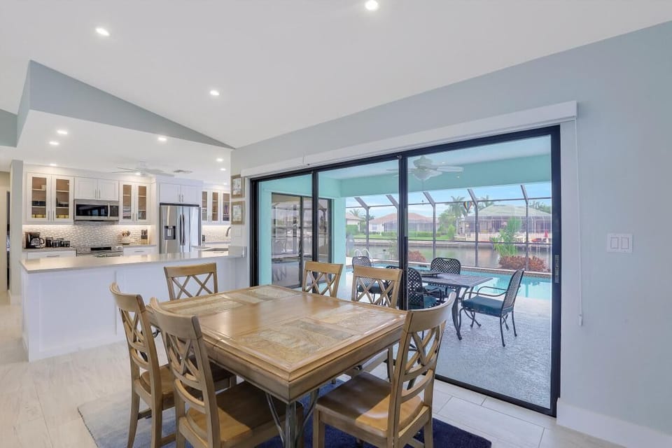 House, Multiple Beds (Pet-friendly waterfront home on key l) | Dining