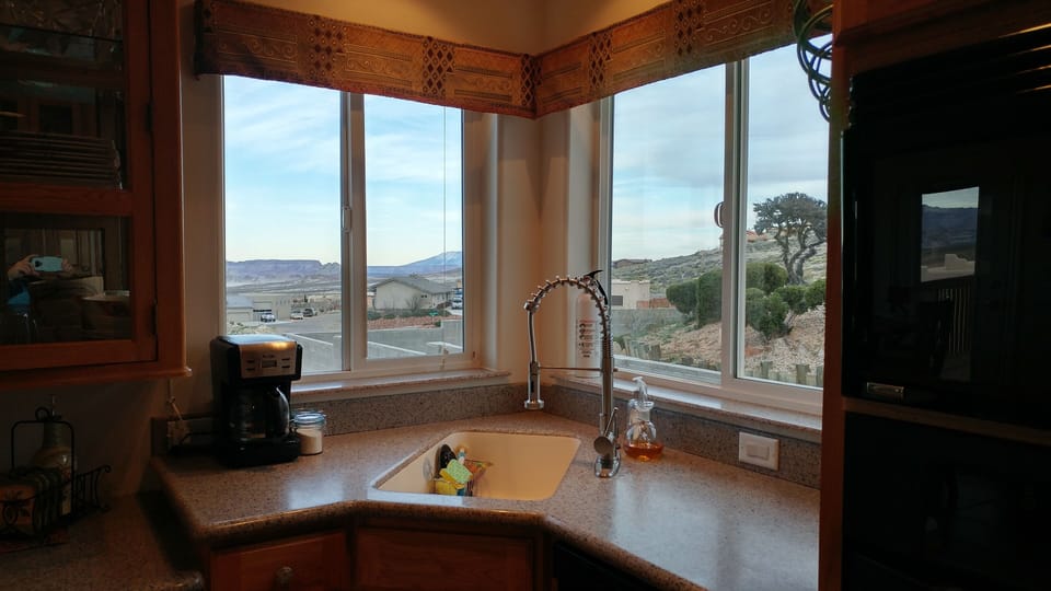 Views from the kitchen sink