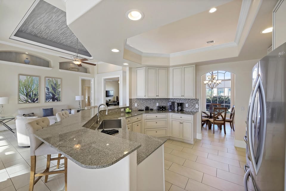 House, Multiple Beds (Pet-friendly waterfront home with hea) | Private kitchen | Oven, toaster