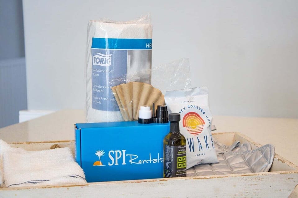 Complimentary welcome amenities to help you settle in and start relaxing.