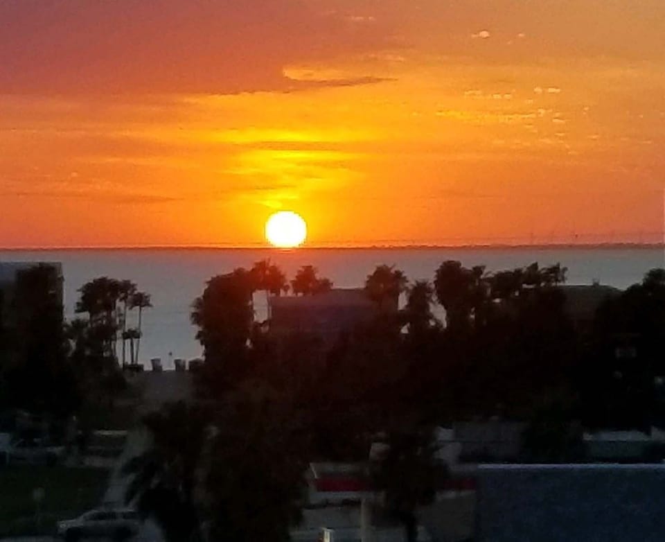 Amazing sunset from the 5th floor!